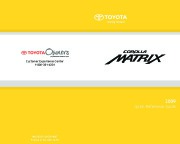 2009 Toyota Matrix Quick Reference Owners Guide, 2009 page 1