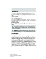 2010 Ford Taurus Owners Manual, 2010 page 6