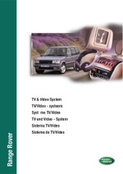 1999 Land Rover Audio, TV and Navigation Manual page 1