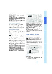 2006 BMW 5-Series 525i 525xi 530i 530xi 550i E60 E61 Owners Manual, 2006 page 43