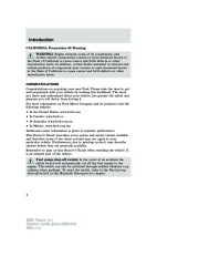 2005 Ford Focus Owners Manual, 2005 page 4
