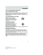 2005 Ford Focus Owners Manual, 2005 page 5