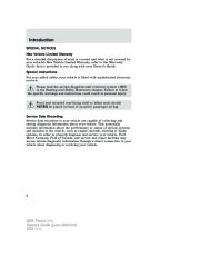 2005 Ford Focus Owners Manual, 2005 page 6