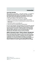 2005 Ford Focus Owners Manual, 2005 page 7