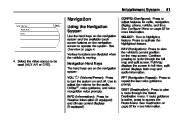 2010 Cadillac SRX Navigation System Manual, 2010 page 41