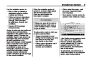 2010 Cadillac SRX Navigation System Manual, 2010 page 5