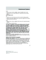 2006 Ford Explorer Owners Manual, 2006 page 37