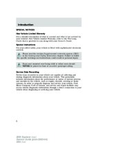 2006 Ford Explorer Owners Manual, 2006 page 6