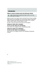 2006 Ford Explorer Owners Manual, 2006 page 8