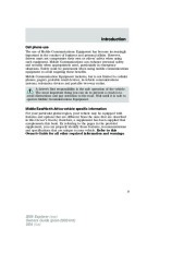 2006 Ford Explorer Owners Manual, 2006 page 9