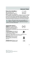 2004 Ford Taurus Owners Manual, 2004 page 11