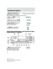 2004 Ford Taurus Owners Manual, 2004 page 16