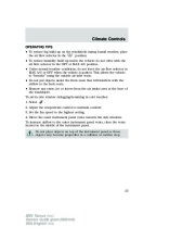 2004 Ford Taurus Owners Manual, 2004 page 25