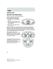 2004 Ford Taurus Owners Manual, 2004 page 34