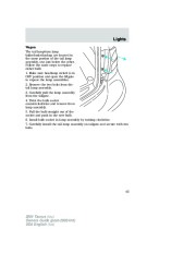 2004 Ford Taurus Owners Manual, 2004 page 45