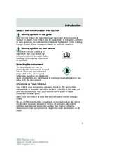 2004 Ford Taurus Owners Manual, 2004 page 5