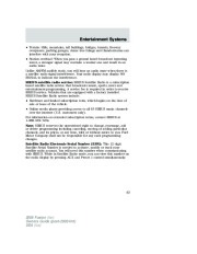 2008 Ford Fusion Owners Manual, 2008 page 43