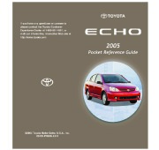 2005 Toyota Echo Reference Owners Guide, 2005 page 1