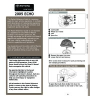 2005 Toyota Echo Reference Owners Guide, 2005 page 2