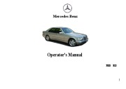 1993 Mercedes-Benz 300SD W126 Owners Manual page 1