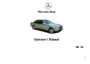 1993 Mercedes-Benz 300SD W126 Owners Manual, 1993 page 1