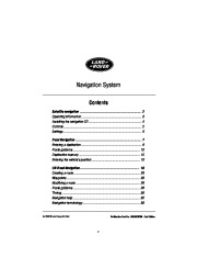 Land Rover CARiN II Audio and Navigation System Manual, 2000 page 2