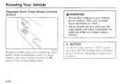 2000 Kia Sportage Owners Manual, 2000 page 20