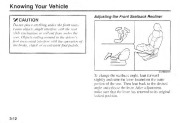 2000 Kia Sportage Owners Manual, 2000 page 22