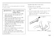 2000 Kia Sportage Owners Manual, 2000 page 37