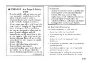 2000 Kia Sportage Owners Manual, 2000 page 47