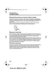 2003 Mazda MX 5 Miata Owners Manual, 2003 page 15