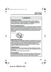 2003 Mazda MX 5 Miata Owners Manual, 2003 page 30