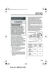2003 Mazda MX 5 Miata Owners Manual, 2003 page 32