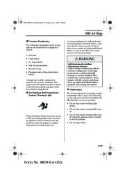 2003 Mazda MX 5 Miata Owners Manual, 2003 page 38