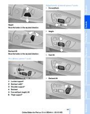 2011 BMW 5-Series 528i 535i 550i F10 Sedan Owners Manual, 2011 page 47