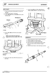 Land Rover Defender 90, 110, 130 Workshop Manual, 1999 page 22