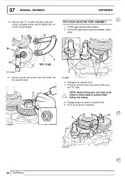 Land Rover Defender 90, 110, 130 Workshop Manual, 1999 page 34