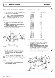 Land Rover Defender 90, 110, 130 Workshop Manual, 1999 page 36