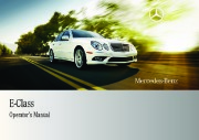 2009 Mercedes-Benz E-Class Operators Manual E320 BlueTEC E300 E350 4MATIC E550 E63 AMG page 1