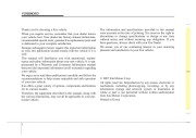 2008 Kia Sorento Owners Manual, 2008 page 2
