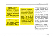 2008 Kia Sorento Owners Manual, 2008 page 36