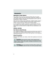 2009 Ford Taurus Owners Manual, 2009 page 6