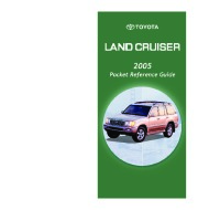 2005 Toyota Land Cruiser Reference Owners Guide page 1