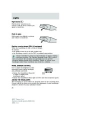 2007 Ford Focus Owners Manual, 2007 page 36