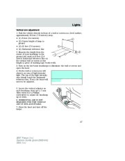 2007 Ford Focus Owners Manual, 2007 page 37