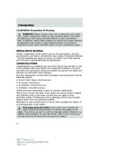2007 Ford Focus Owners Manual, 2007 page 4