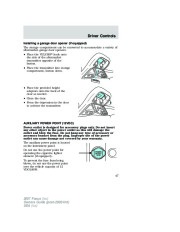 2007 Ford Focus Owners Manual, 2007 page 47