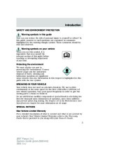 2007 Ford Focus Owners Manual, 2007 page 5