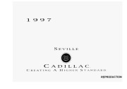 1997 Cadillac Seville Owners Manual page 1