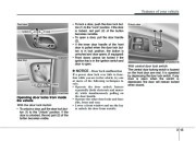 2009 Kia Sedona Owners Manual, 2009 page 22